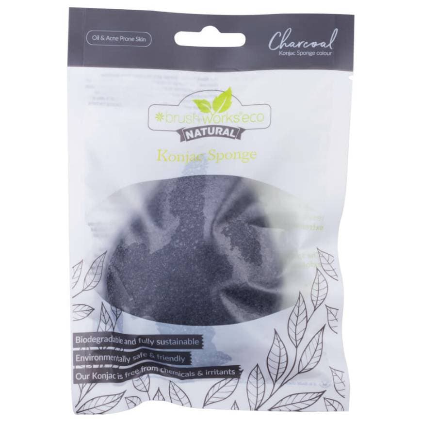 Fashion Brushworks Konjac Sponge - Charcoal

