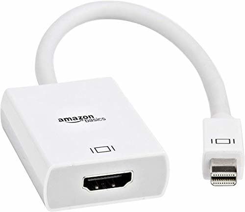 Electrónica AmazonBasics - Adaptador de Mini DisplayPort a HDMI