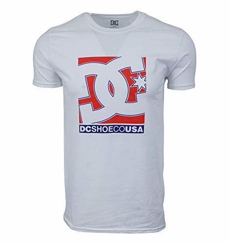 Moda DC Shoes Mens White T Shirt