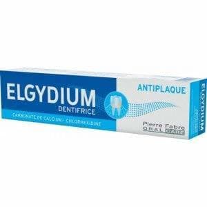 Place Tres Paquetes De ELGYDIUM Antiplaca Pasta de dientes x 75 ml/100 g