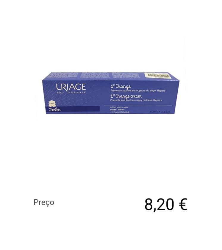 Product Uriage Bebé 1º Change 100ml