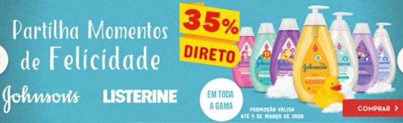 Product JOHNSON'S    35% desconto 