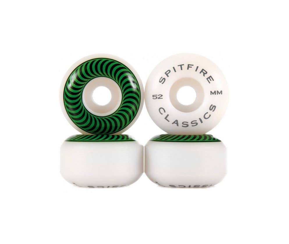 Producto Rodas Spitfire Classic White/Green