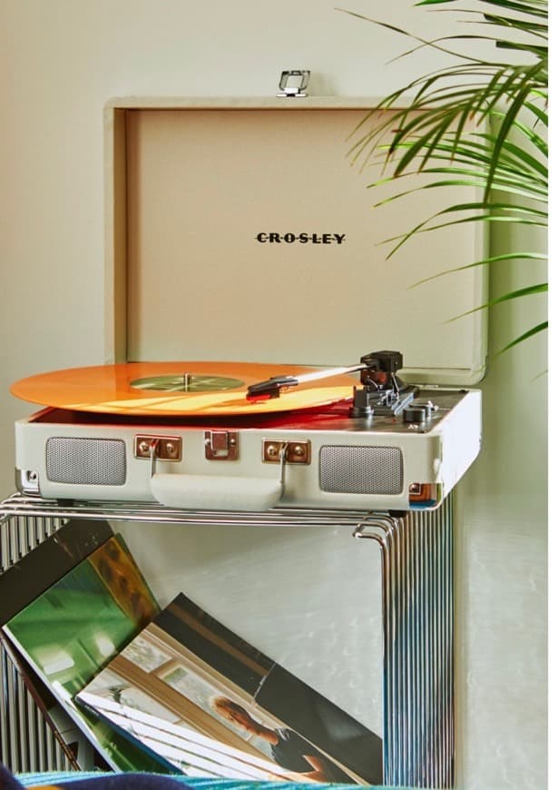 Producto Grey bluetooth vinyl record player 