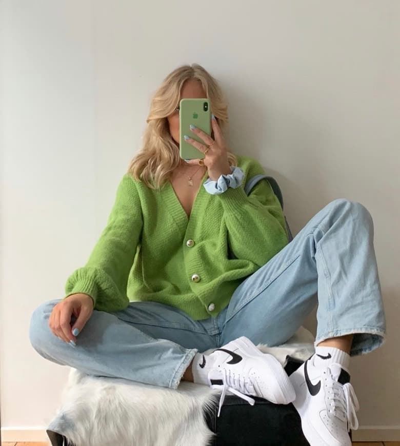 Product Hello Molly Green Cardigan 