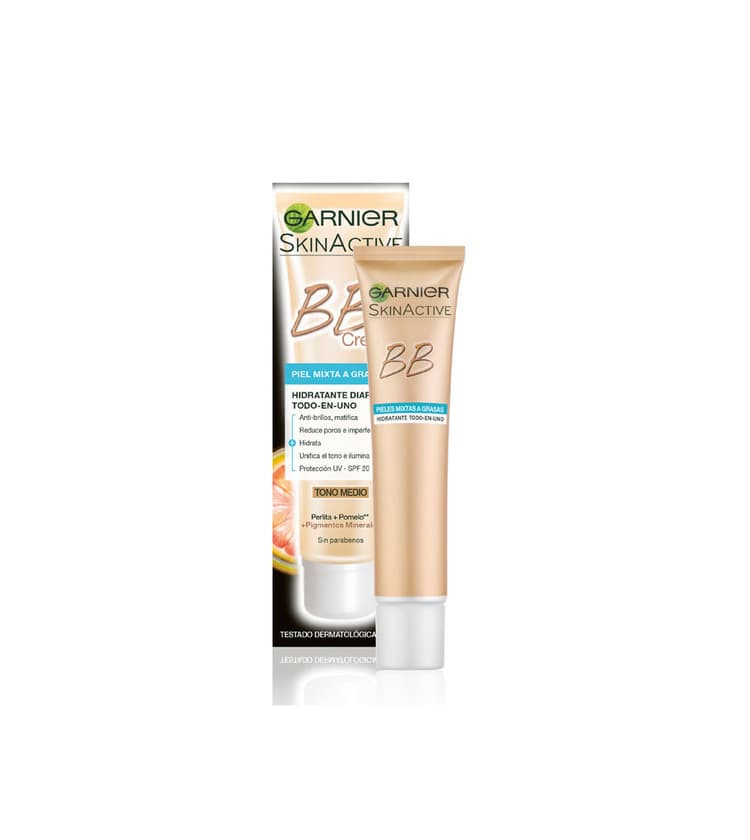 Belleza Garnier Skin Active BB Cream Matificante Crema Correctora y Anti Imperfecciones para