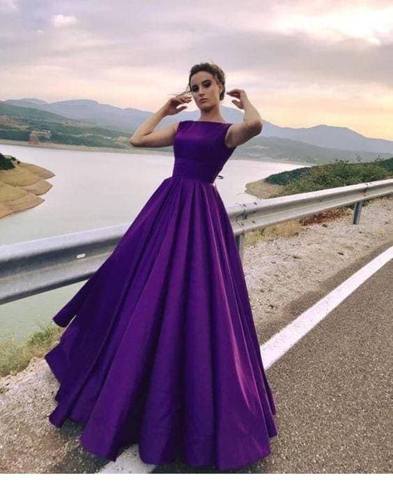 Moda Vestido "Purple" 