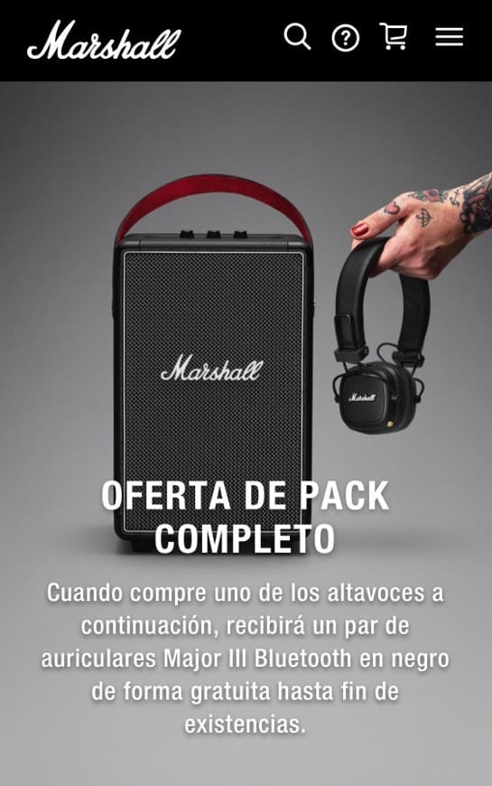 Fashion Altavoces Marshall