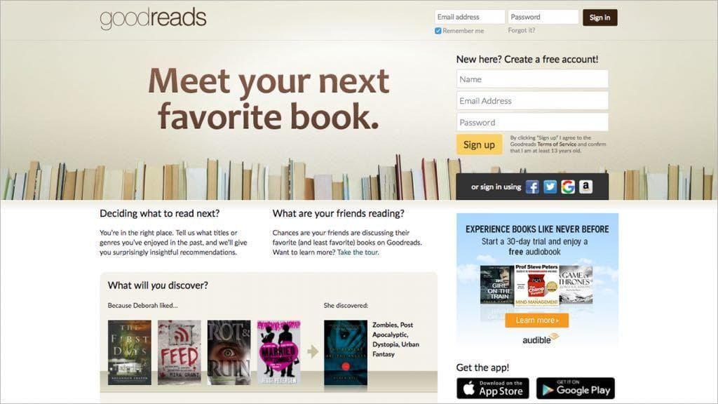 App Goodreads: Book Reviews