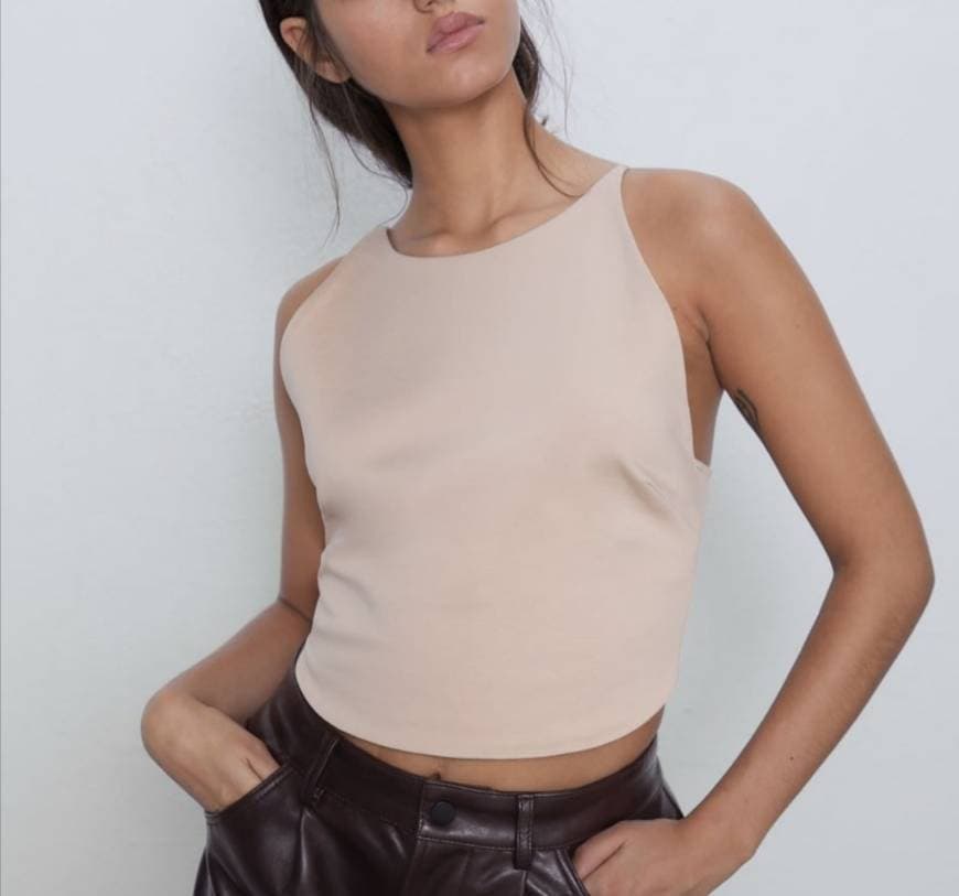 Producto crop top malha