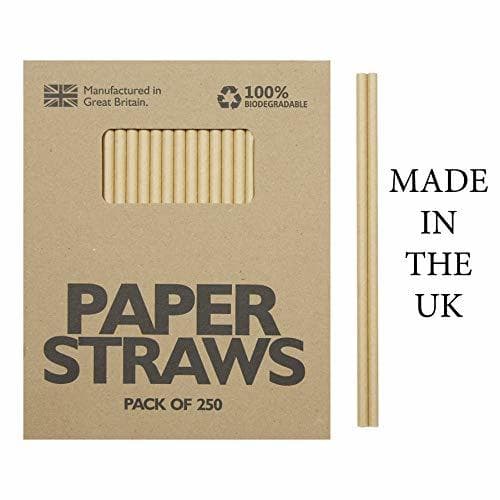 Lugar Paper Straws - 250 Pack