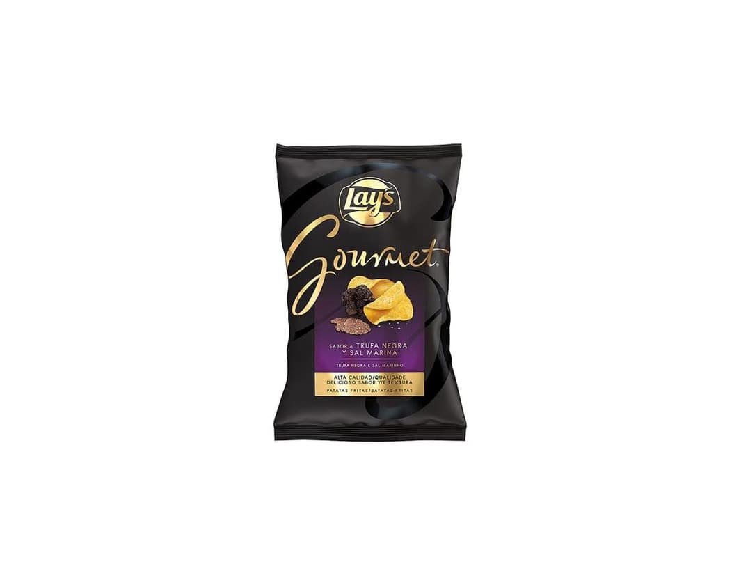 Product Batatas Fritas Lay's Gourmet Trufa Negra Sal Marinho vegan

