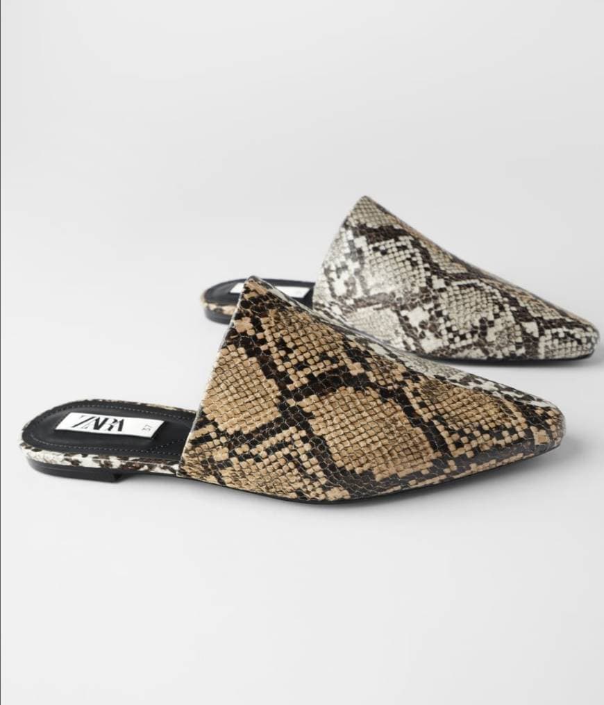 Producto Mules rasos com estampado animal 