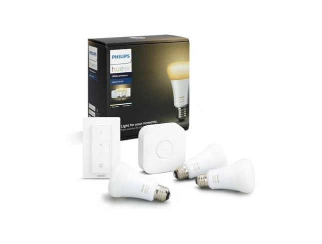 Elemento de la categoría hogar Philips Hue White Ambiance Pack 2 bombillas LED inteligentes GU10, luz blanca