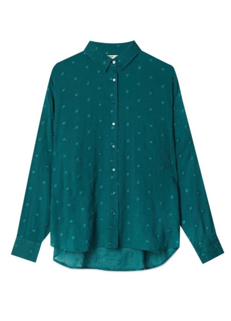 Producto Camisa as bolinhas verde STRADIVARIUS 