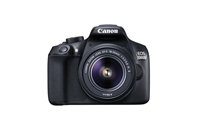 Electronic Canon EOS 1300D DSLR Camera with EF-S18-55 IS II F3.5-5.6 Lens -