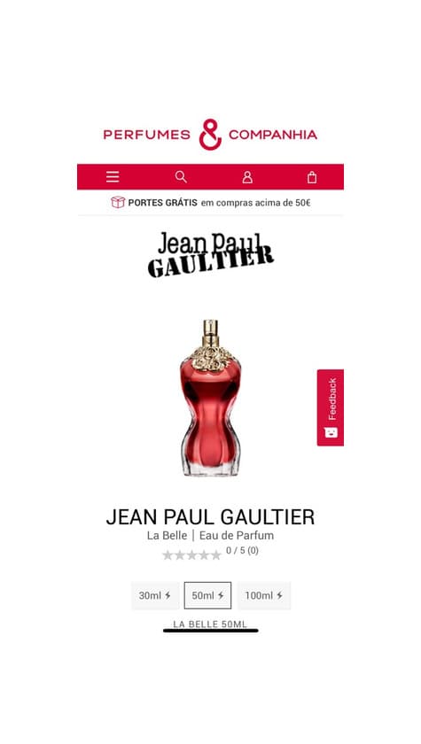 Producto Perfume Le Belle de Jean Paul Gaultier 