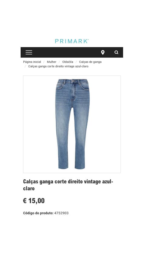 Producto Jeans Vintage Straight