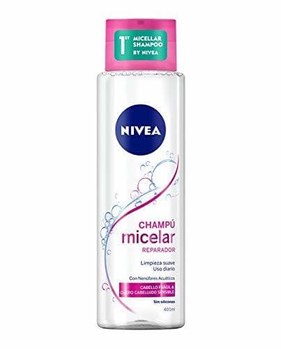 Belleza NIVEA Champú Micelar Reparador - 4 Recipientes x 400 ml - Total