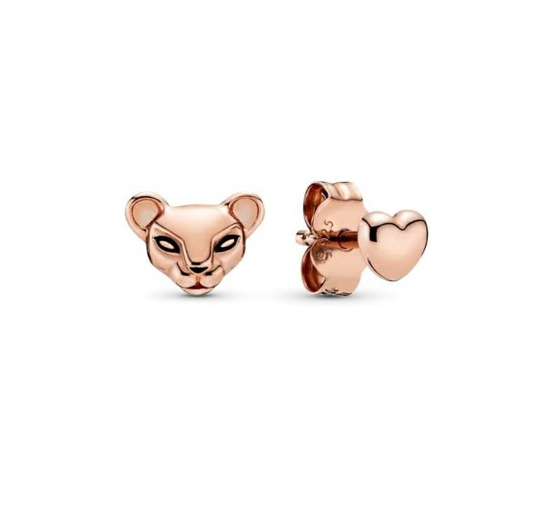 Product Brincos Lion Princess & Heart PANDORA Rose