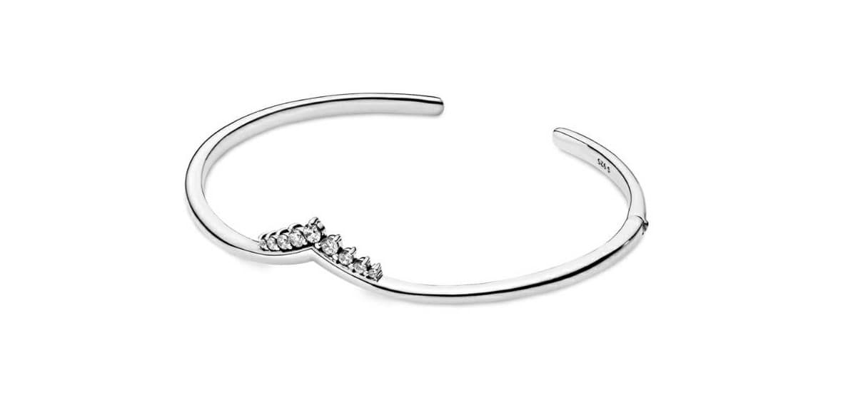 Product Open Bangle Tiara Wishbone Pandora