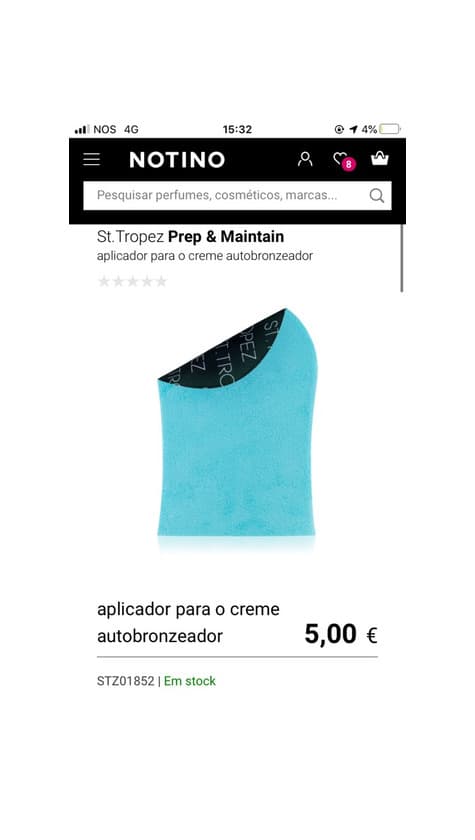 Producto Luva para Auto Bronzeador 