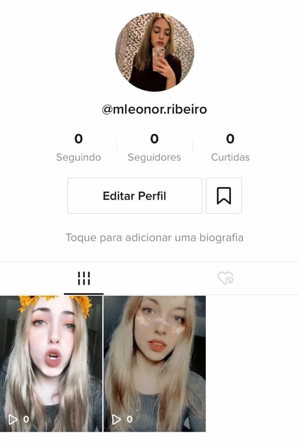 Fashion Conta pessoal TikTok 