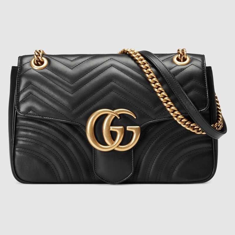 Product GG Marmont Medium Matelassé Shoulder Bag