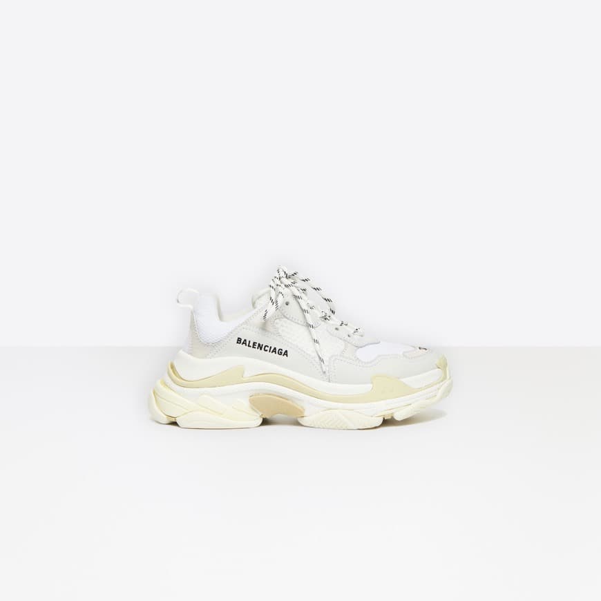 Product Triple S Sneaker in white calfskin