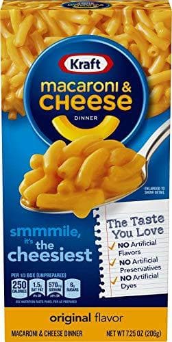 Product kraft Macarrones con queso 206g Clásico