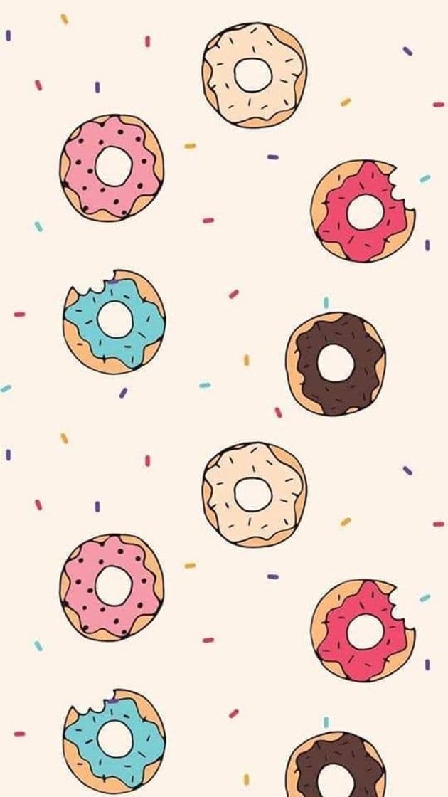 Moda Wallpaper donut 