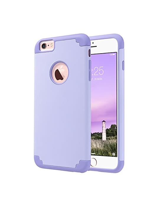 Electronic ULAK iPhone 6 Carcasa, iPhone 6S Case Funda Doble Capa hñbrida Delgado