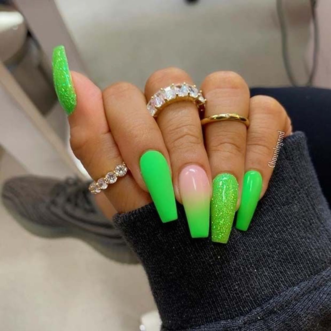 Fashion Green nails 💚