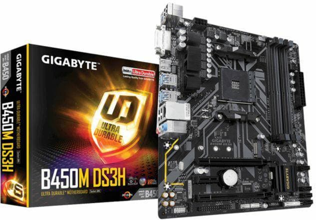 Product Motherboard Gigabyte B450M-DS3H