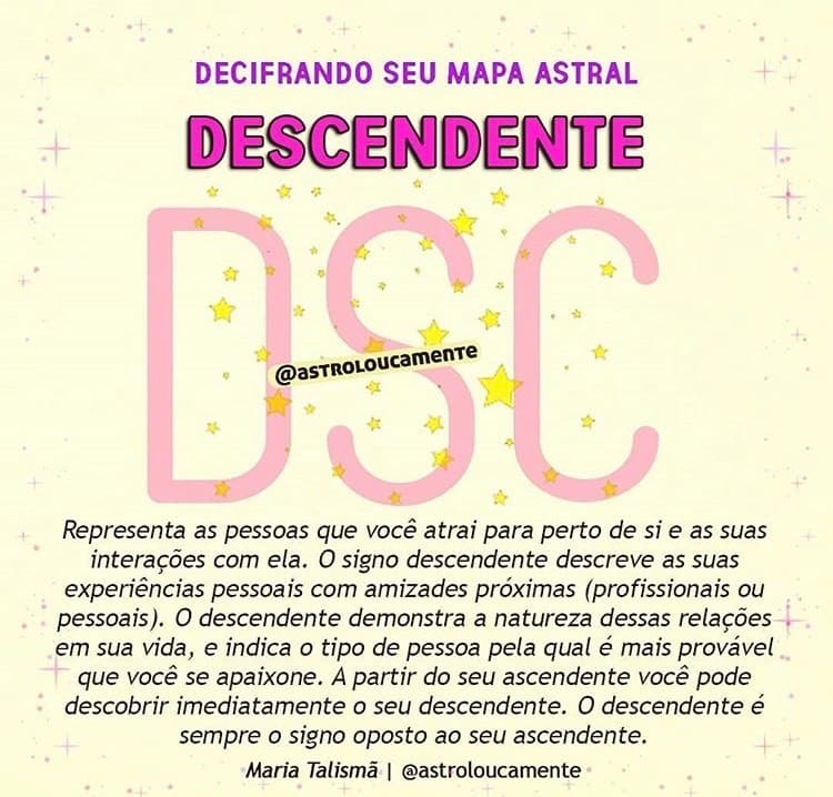 Fashion Descendente no Mapa Astral