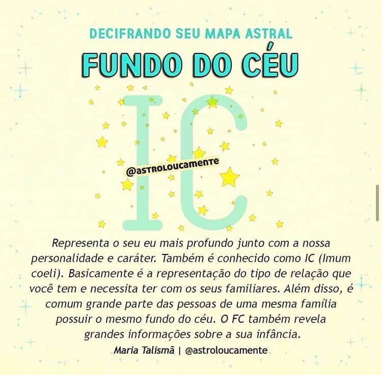 Fashion Fundo do Céu no Mapa Astral