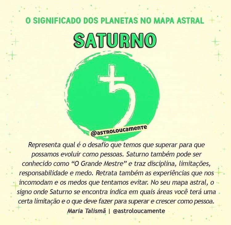 Fashion Saturno no Mapa Astral