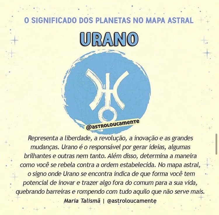 Fashion Urano no Mapa Astral