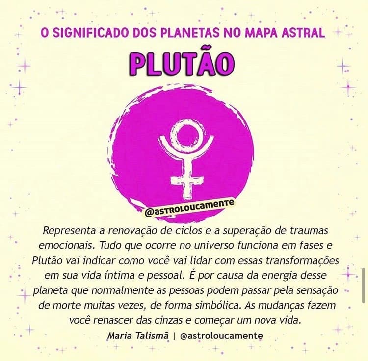 Moda Plutão no Mapa Astral