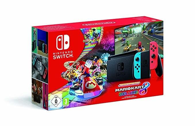 Electronic Nintendo Switch - Consola color Azul Neón/Rojo Neón