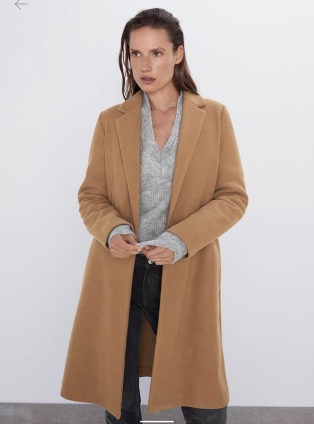 Moda Zara camel coat