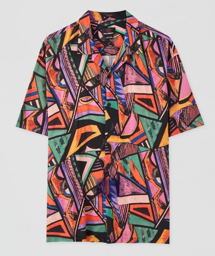 Producto Camisa com estampado geométrico 90’s