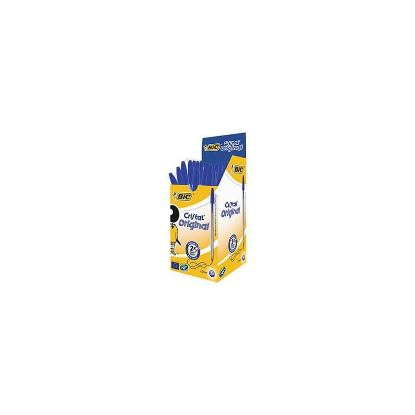 Producto BIC Cristal Original - Caja de 50 unidades, bolígrafos punta media