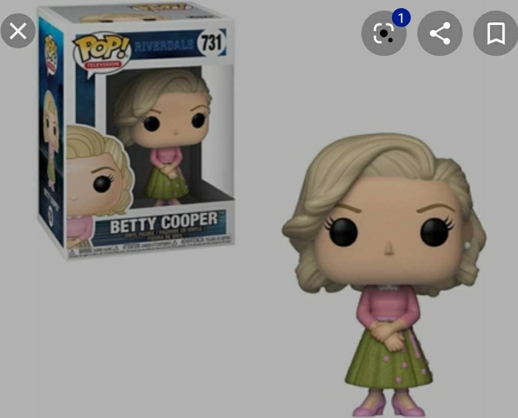 Moda Betty Cooper_ riverdale pop figure