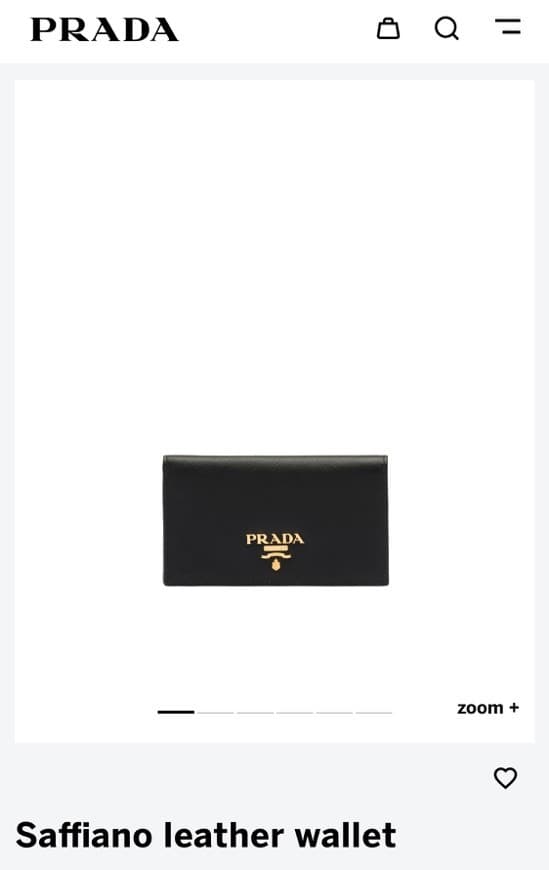 Fashion Prada wallet 