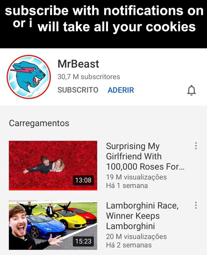 Moda Mr Beast 