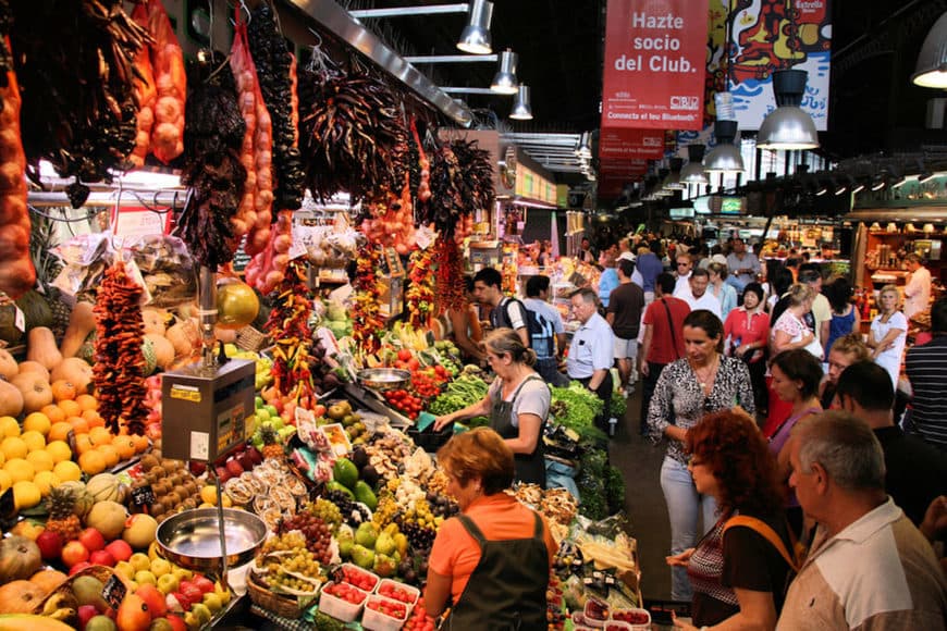 Restaurantes Mercado de La Boqueria