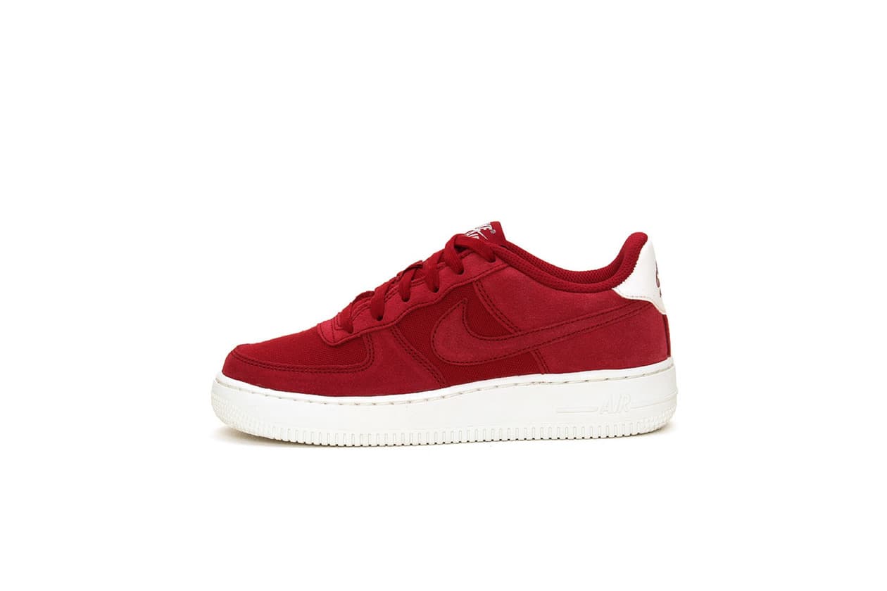 Producto NIKE AIR FORCE 1 '07 SUEDE GS "RED/WHITE”