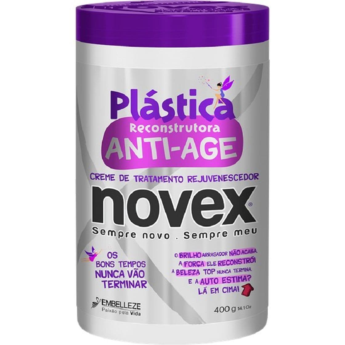 Moda Creme de Tratamento Novex Plástica Antiage - Embelleze