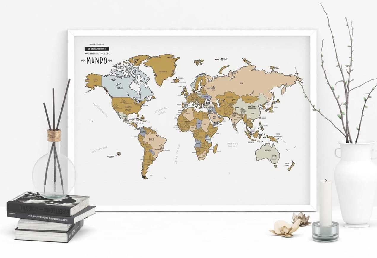 Product Mapa rascable del mundo – enjoyersbrand